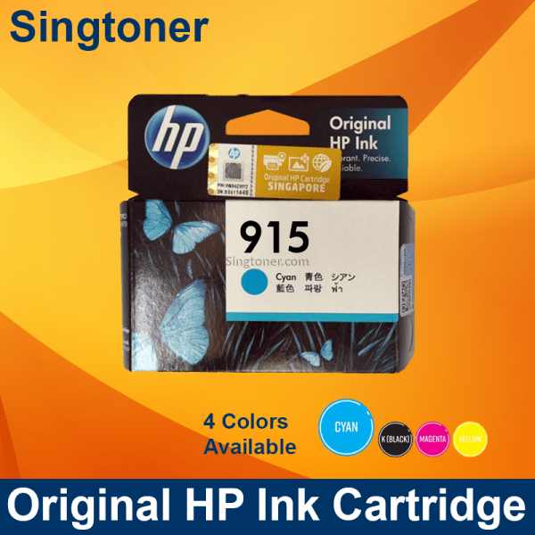 HP 915 BLACK INK CARTRIDGE 300 pages Officejet Pro 8020 8026 8028 -  Singtoner - One Stop Solutions for all your PRINTING needs