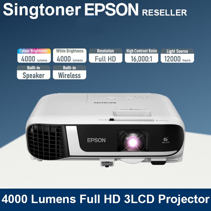 Epson EB-FH52 Full HD Wireless Projector Singtoner One Stop Solutions  for all your PRINTING needs