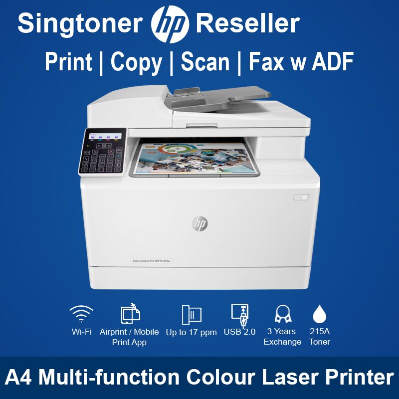 HP Color LaserJet Pro MFP M183fw Printer 7KW56A - Singtoner - One Stop  Solutions for all your PRINTING needs